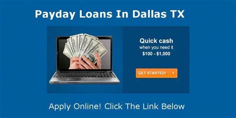 Online Payday Loans Dallas Tx Rates